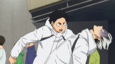 Bokuto Koutarou, Akaashi Keiji, Haikyuu Karasuno, Haikyuu Ships, Haikyuu Characters, Haikyuu Fanart, Anime Canvas, Anime Screenshots, Haikyuu Anime