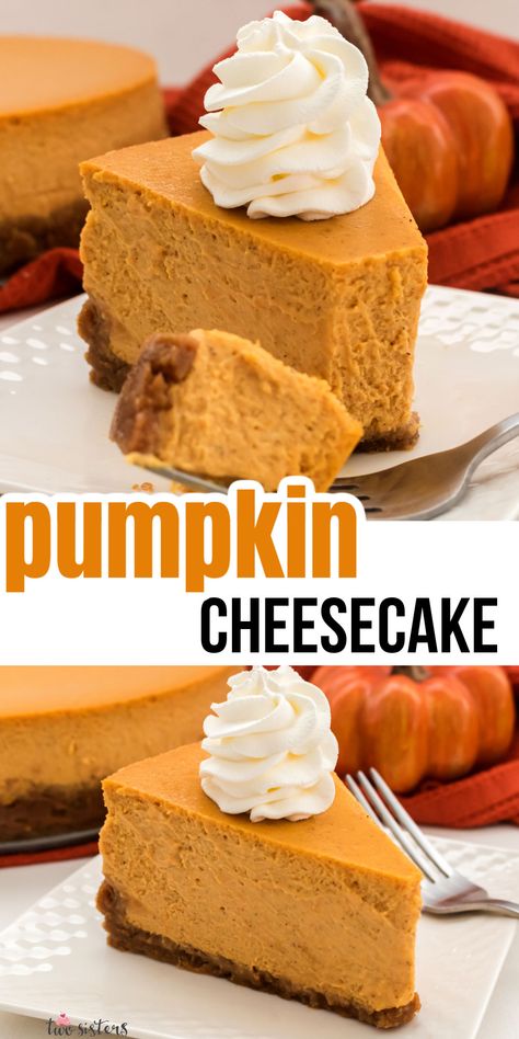 Popular Cheesecake Flavors, Best Pumpkin Cheesecake Recipe, Cheesecake Factory Pumpkin Cheesecake, Best Pumpkin Cheesecake, Incredible Desserts, Desserts Pumpkin, Cheesecake Pumpkin, Cheesecake Factory Copycat, Pumpkin Spice Cheesecake