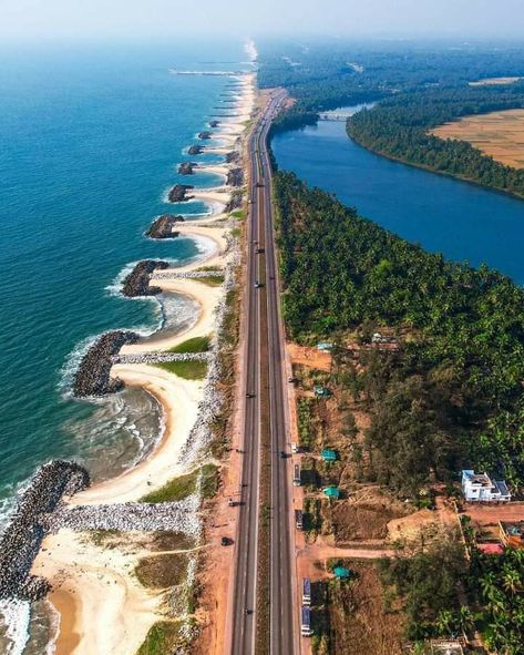 Maravanthe Beach  📍 Karnataka   📷 | Spoorthi Gupta  Disclaimer; photos / videos are not mine.💖 Portrait credit : - Respected owner ( DM for credit or removal .. Maravanthe Beach, Karnataka Photography, Beach Video, Travel Aesthetic, Not Mine, Road Trip, Photo And Video, Photography, Travel