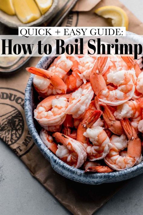 Boil Shrimp For Shrimp Cocktail, Shrimp For Shrimp Cocktail, Cocktail Party Snacks, How To Boil Shrimp, Boil Shrimp, Frozen Shrimp Recipes, Ways To Cook Shrimp, Boiled Shrimp, Broiled Shrimp