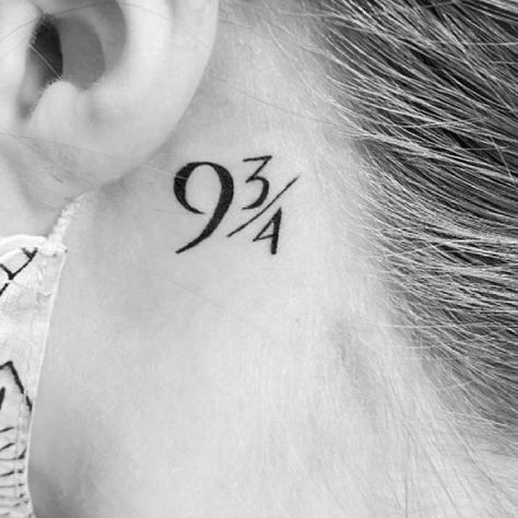 nice 30 Harry Potter Tattoos for Hogwarts Lovers Small Tattoos Ideas, Harry Potter Tattoos, Harry Potter Tattoo, Tattoos Ideas, Harry Potter Fan, Neck Tattoo, Behind Ear Tattoo, Show Off, Body Painting