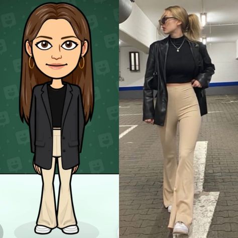 Preppy Bitmoji, Bitmoji Fashion, Snap Bitmoji, Bitmoji Outfits Baddie, Bitmoji Fits, Cute Snapchat Bitmoji Ideas, Snapchat Avatar, Bitmoji Ideas, Snapchat Bitmoji