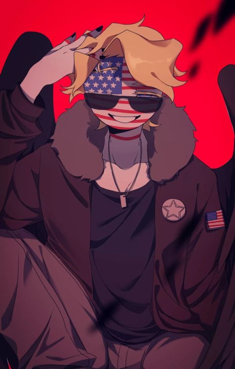 Countryhumans countryhuman countryhumansAmerica AmericaCountryhumans countryhumans america County Humans, Usa Country, Country Human, Miss Kobayashi's Dragon Maid, Slenderman, Country Humor, History Class, Country Humans, Human Art