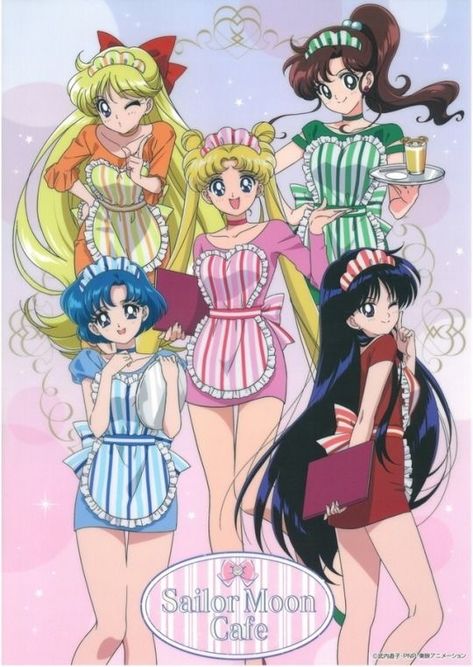 Sailor Moon Cafe, Moon Cafe, Sailor Moon Girls, Arte Sailor Moon, Minako Aino, Sailor Moon Fan Art, Sailor Moon Aesthetic, Sailor Moon Wallpaper, Sailor Moon Manga