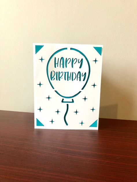 Birthday Card Cricut, Cricut Birthday Cards, Cards Anniversary, Card Template Free, Cricut Birthday, Joy Cards, 21st Birthday Cards, Card Svg, Cricut Joy