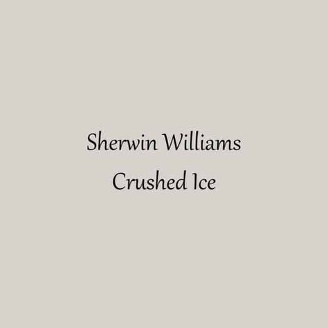 Sherwin Williams Crushed Ice is a gorgeous warm gray paint color that definitely doesn't get as enough love as it should. Today I want to introduce you to this color and tell you why it's so perfect that it deserves a hard look. Wherein Williams Crushed Ice, Crushed Ice Sherwin Williams Bedroom, Stone Paint Color Sherwin Williams, Gray White Paint Color, Crushed Ice Paint Color, Crushed Ice Sherwin Williams, Warm Gray Paint Color, Forest Dining, Paper White Benjamin Moore