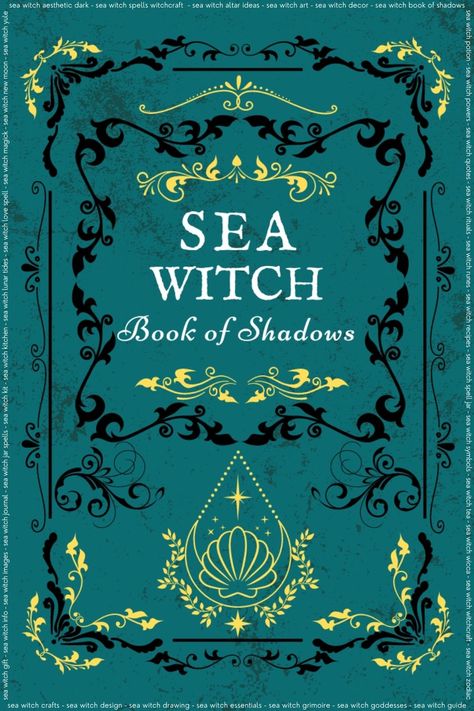 ☆ Are you a sea witch :ocean:or aspire to be one? ☆ Could your sea witchcraft use a boost? ☆ Do you struggle to grasp water magic? This gorgeous guided book of magic :sparkles: tailored for water witches may be your solution! Crafted by Luna Clarke of Wiccan Gathering, it's designed by witches for witches. Use this guided grimoire to record spells, look up correspondences, and record magickal progress. View this beautiful witchy aesthetic book up close to see if it's your answer today. Witch Spells Real, Sea Witch Book, Shadow Work Book, Sea Witchcraft, Witch Book Of Shadows, Book Of Shadows Grimoire, Witch Symbols, Water Magic, Witch Powers