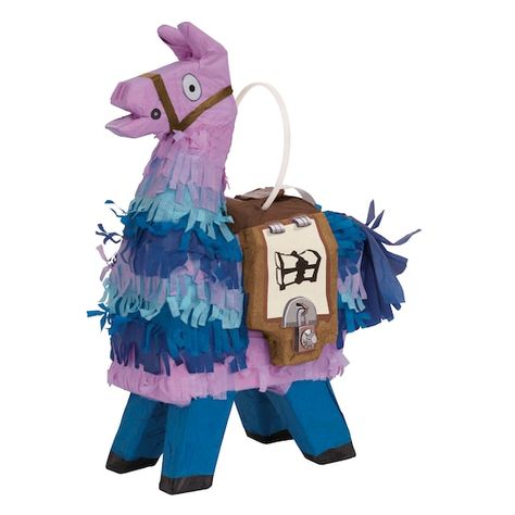 Pack up treats at your Fortnite birthday party with our Mini Loot Llama Fortnite Pinata Decoration. For Fortnite party supplies, shop Michaels. com. Send home awesome party treats in our Mini Loot Llama Fortnite Pinata Favor Decoration. Measuring 10 by 5.75 inches, this mini pinata will add the perfect pop to your Fortnite birthday party. Place a few pieces of candy and small party favors inside, and set it out as a cute table centerpiece. Then, award it as a game prize, or set it out as a goodi Fortnite Pinata, Mini Pinatas Favors, Small Party Favors, Llama Pinata, Fortnite Birthday Party, Fortnite Llama, Fortnite Party, Fortnite Birthday, Mini Pinatas