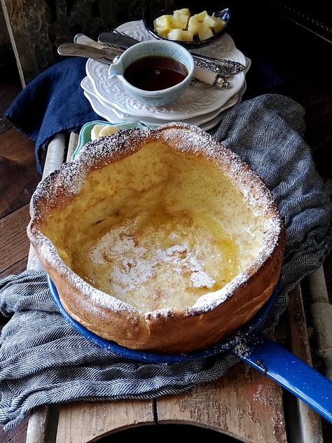 dutch baby pancake | dutch baby pancake | dutch baby pancake recipe Dutch Pancakes Recipe, Pannekoeken Recipe, Sautéed Apples, Oven Pancake, Dutch Baby Pancakes, Dutch Baby Pancake Recipe, Easter Sunday Brunch, Oven Pancakes, Dutch Baby Recipe