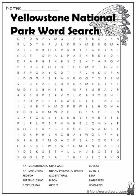 Types of Coffee Word Search - Monster Word Search Farm Word Search, Free National Park Coloring Pages, Yellowstone Homeschool Unit, Wordsearches For Kids Free Printable, Horse Word Search, Car Bags, School Sheets, Wonderland Crafts, Learning Websites For Kids