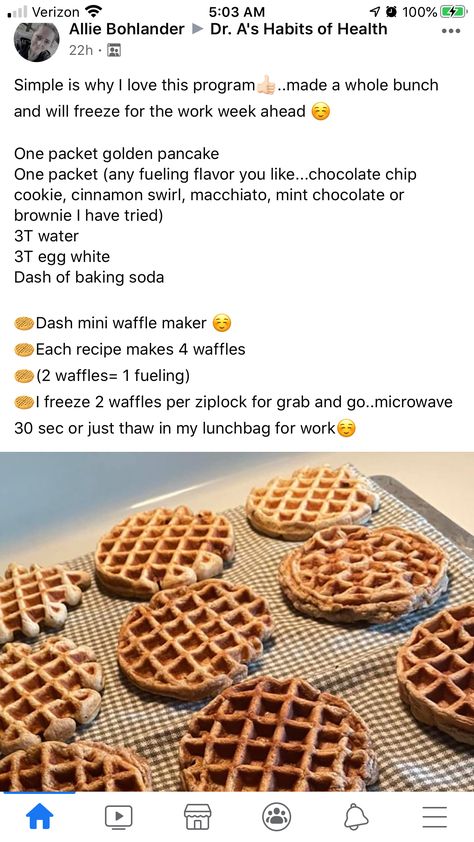 Optavia Pancakes Into Waffles, Lean And Green Meals Optavia Air Fryer, Optavia Golden Pancake Fueling Hacks, Optavia Crunchers Fueling Hacks, Optavia Waffle Hack, Optavia Golden Pancake Hack, Optavia Pancake Hack, Optavia Organization Ideas, Optavia Waffle Fueling Hacks