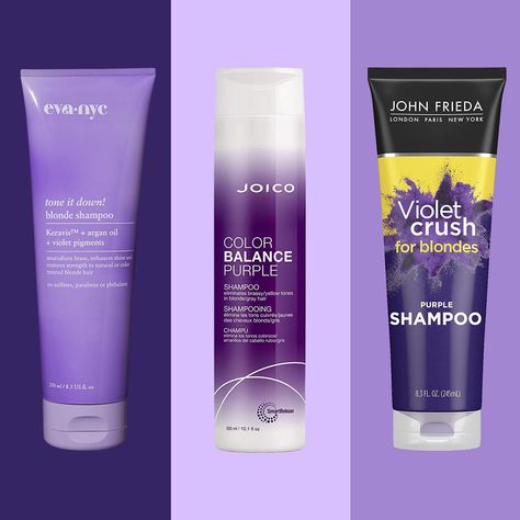 Best Blonde Shampoo, Blonder Hair, Purple Blonde Hair, Purple Shampoo For Blondes, Best Purple Shampoo, Grey Blonde Hair, Hair And Nail Salon, Natural Red Hair, Honey Brown Hair