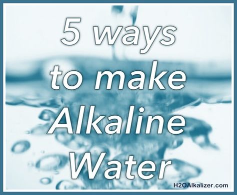 5 Ways to Make Alkaline Water at Home | The Basic Life Make Alkaline Water, Drinking Baking Soda, Drinking Alkaline Water, Ionised Water, All About Water, Baking Soda Water, Healthy Inspiration, Water Ionizer, Alkaline Water