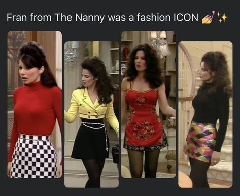 Nanny Inspired Outfits, Nana Fine Outfit, The Nanny Fashion, Nanny Fashion, Nana Fine, Fran Fine, The Nanny, Halloween Costume Outfits, 80s Outfit