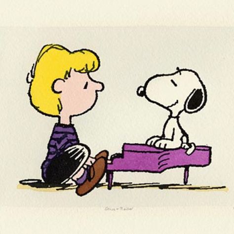 Schroeder & Snoopy Schroeder Piano, Piano Lessons For Beginners, Toy Piano, Peanuts Cartoon, Peanuts Characters, Snoopy Pictures, Joe Cool, Snoopy Love, Charlie Brown Peanuts