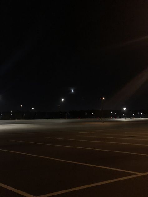 Late Night Parking Lot Aesthetic, Walmart Parking Lot Night, Night Parking Lot Aesthetic, Parking Lots Aesthetic, Parking Lots At Night, Liminal Space Parking Lot, Dark Parking Lot Aesthetic, Parking Lot At Night Aesthetic, Liminal Parking Lot