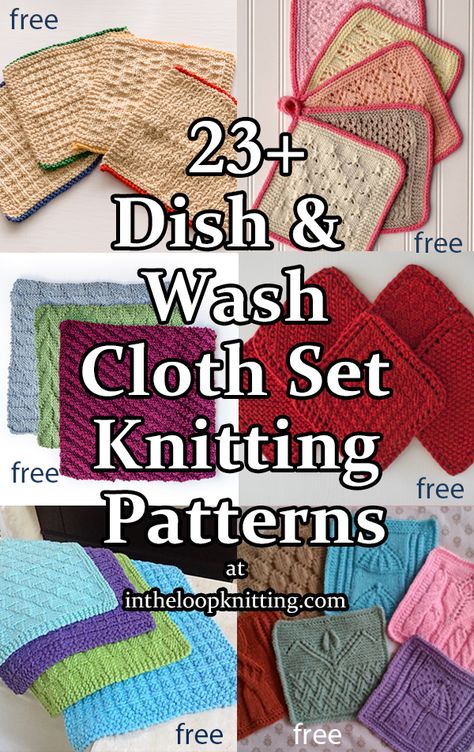 Free Knitting Patterns: Curved Cardis, Dishcloth Sets, Animals Knit Flat, Ties Knitted Dishcloth Patterns Free, Knitted Washcloth Patterns, Dishcloth Patterns Free, Afghan Squares, Knitted Washcloths, Dishcloth Knitting Patterns, Washcloth Pattern, Knit Dishcloth, Dishcloth Pattern