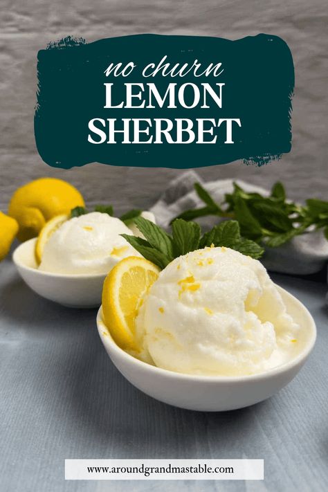 Get ready to indulge in our creamy and tangy Sweet Lemon Sherbet. The texture is the perfect mix of a fresh, icy sorbet and smooth, creamy ice cream with a refreshing flavor profile that will leave you craving more, all without the hassle of an ice cream maker. Sherbet Ice Cream, Dutch Oven Chicken, Sherbet Recipes, Lemon Sherbet, Comfort Food Desserts, Creamy Ice Cream, Lime Sherbet, Frozen Lemon, Homemade Ice Cream Recipes