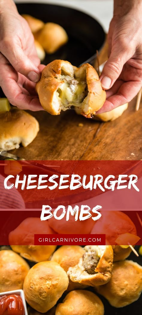 Ultimate Cheeseburger, Pork Patties, Entertaining Snacks, Mini Cheeseburger, Meat Ideas, Burger Bites, Easy Burgers, Classic Burger, Carnivore Recipes