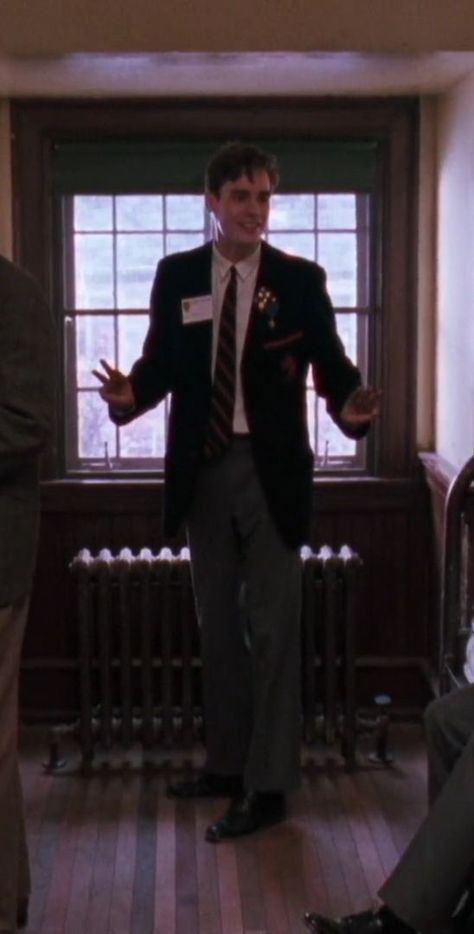 Dead Poets Society Costume, Neil Perry Outfit, Dead Poets Society Outfit, Society 1989, Neil Perry, Sean Leonard, Dead Poets Society, Gender Envy, Fit Men