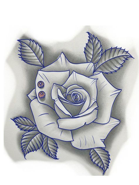 Blessed With Roses Tattoo Design, Hour Glass Tattoo Design Outline, Roses Tattoo Stencil Design, Rose Tattoo Men Stencil, Rose Drawing Tattoo Realistic, Rose Tattoo Stencils, Rose Tattoo Stencil Outline, Rose Tattoo Men, Rose Tattoo Stencil