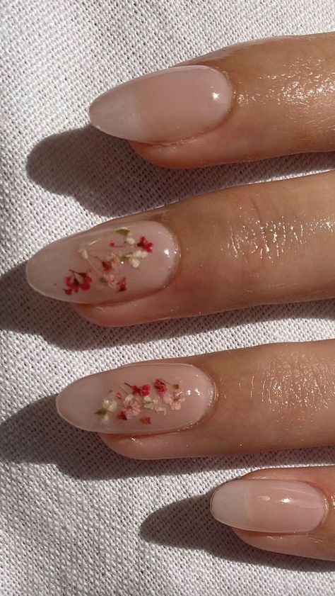 Orange Nail Art, Yellow Nail Art, Floral Nail Designs, Nude Nail Designs, Cute Spring Nails, Spring Nail Designs, Floral Nail, Nail Art Designs Summer, Flower Nail Designs