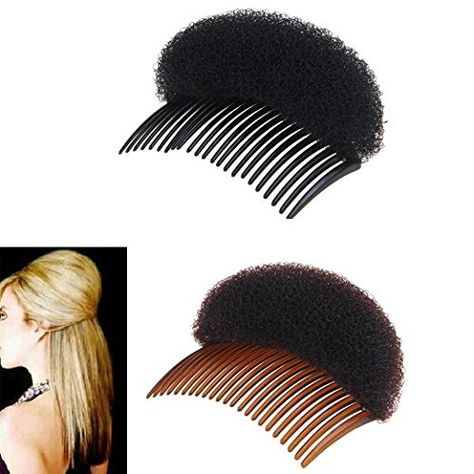 PRICES MAY VARY. Color: 1 Black and 1 Brown Can stay firmly in your hair Easily create big sexy volume with it Feel confident and beautiful in seconds Good for going party or banquet Brings you a new hair style in seconds Package included: 2pcs hair styler Bump Hairstyles, Bump It, Braid Tool, Beehive Hair, Bun Maker, Party Hair Accessories, Braided Ponytail Hairstyles, Lady Girl, Hair Styler