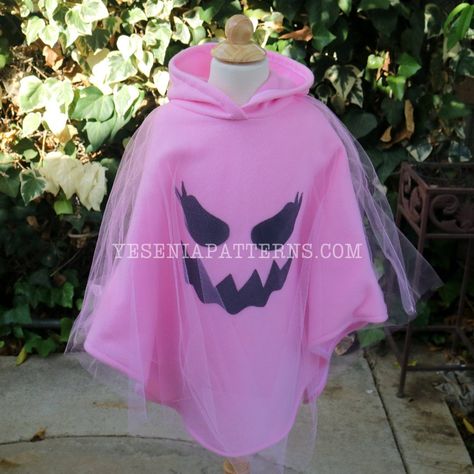 Pink Ghost Costume, Toddler Ghost Costume, Ghost Costume Kids, Floating Ghost, Girly Ghost, Halloween Capes, Floating Ghosts, Ghost Halloween Costume, Kids Sheets