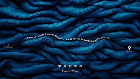 Print ad: Volvo: An Electric Destiny Volvo Electric, Volvo Ad, Car Print Ads, Ad Of The World, Ads Of The World, Ad Agency, Best Ads, Car Ads, Creative Ads