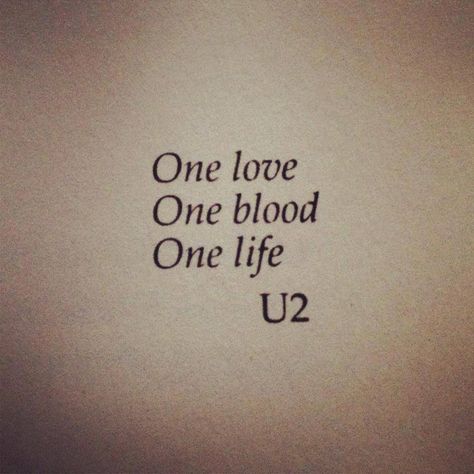 U2 ONE U2 Quotes, U2 Lyrics, U2 Band, Adam Clayton, One Love, Pop Rock, One Life, Great Bands, Without You