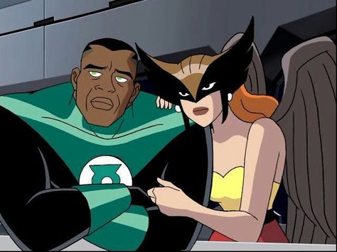 Green Lantern and Hawkgirl! #greenlantern #hawkgirl #dccomics by dccomicswomen Hawkgirl Justice League Unlimited, Justice League Animated, John Stewart, Justice League Unlimited, Bruce Timm, Dc Movies, Green Lantern, Disney Animation, Animation Series