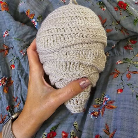 I had a special request this week for a mini version of my wasp nest decoy. Granted! It's so petite! #HandmadeByPonkie #crochet #crochetwaspnestdecoy #waspnestdecoy #hornetnestdecoy #porchdecor Hornets Nest, Wasp Nest, August 11, Wasp, Porch Decorating, Crochet, On Instagram, Instagram