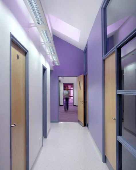 Sensory Deprivation Room, Neurodivergent Interior Design, Psychology Room Design, Neurodivergent Design, College Interior, Purple Interior Design, Daycare Business Plan, Asd Classroom, Daycare Business