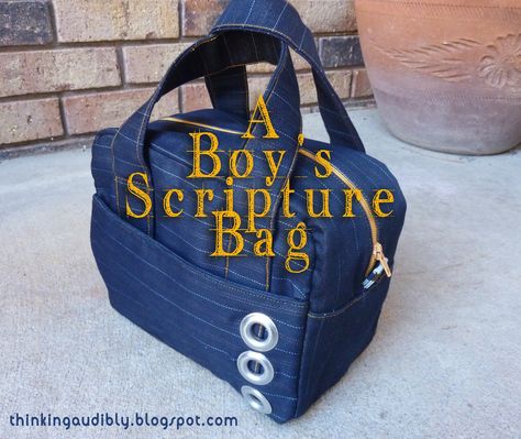 Scripture Case, Scripture Bag, Bible Cases, Bible Bag, Handmade Fabric Bags, Bible Covers, Easy Sewing Patterns, Bags Tutorial, Tote Pattern