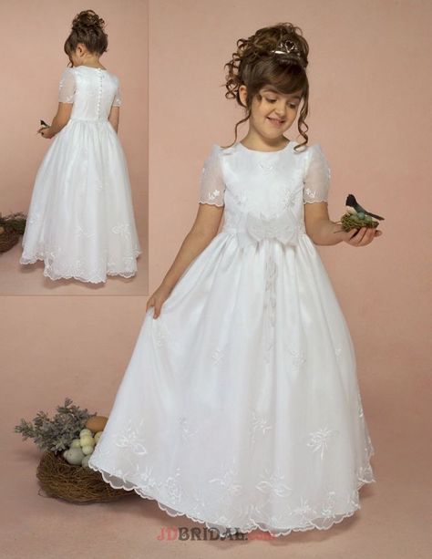 Communion Dresses Catholic, First Communion Dresses Catholic, Catholic Communion, Girls Communion Dresses, Holy Communion Dresses, Bow Sash, First Communion Dress, Junior Prom Dresses, First Communion Dresses