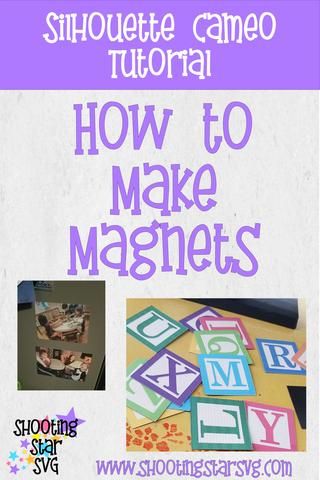 How To Make Magnets With Silhouette, Printable Magnet Sheets, How To Make Magnets With Cricut, Cricut Magnets, Silhouette Hacks, Print And Cut Silhouette, How To Make Magnets, Silhouette Mint, Class Themes