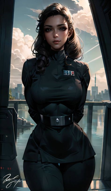 Star Destroyer Art, Corellian Corvette, Raven Hair, Imperial Star Destroyers, Star Wars Characters Pictures, Star Wars Concept Art, Female Character Concept, Star Wars Outfits, Star Wars Women