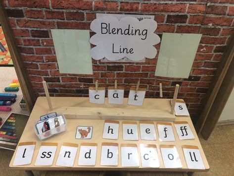 Reggio Phonics Activities, Reception Literacy Activities, Transition Activities Reception To Year 1, Phonics Play Activities, Phonics Outdoors Eyfs, Year 1 Phonics Display, Phonics Year 1, Talk For Writing Eyfs, Phonics Provocations