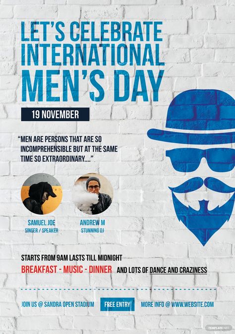 International Men's Day Poster #AD, , #Sponsored, #Men, #International, #Poster, #Day International Men's Day Poster, Mens Day, International Men's Day, Men's Day, Main Theme, Design System, Business Person, Lets Celebrate, Poster Template