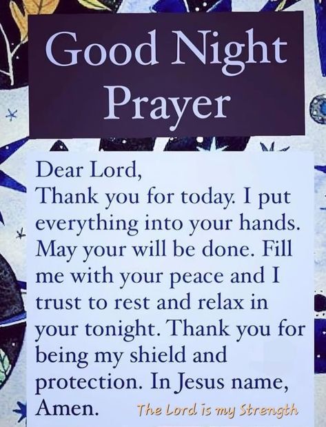 Thank You For Today, Bible Stuff, Good Night Prayer, Night Prayer, Good Prayers, Quotes God, Think Positive Quotes, Dear Lord, Night Quotes