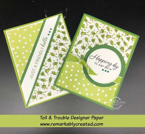 Frog Cards, Toil And Trouble, Hello Cards, Cute Frog, Designer Paper, Paper Piecing Quilts, Holiday Catalog, Cards For Friends, Card Sketches