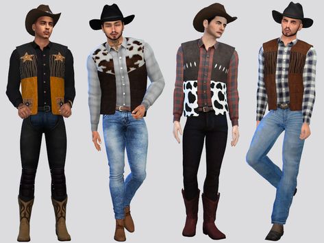 Sims Western Cc, Sims 4 Western Cc Maxis Match, Sims 4 Cc Country Clothes Male, Sims 4 Horse Ranch Cc Clothes, Western Sims 4 Cc, Cowboy Sims 4 Cc, Sims 4 Ranch Cc, Sims 4 Cowboy Cc, Sims 4 Western Cc