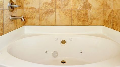 "I want to remove an 80’s Jacuzzi with shower and put in a stand-alone walk-in shower," Jill from California says. "What should I be aware of?" Here's our advice! #homeimprovement #diy #bathroom Corner Tub, Whirlpool Tub, Garden Tub, Jacuzzi Tub, Jetted Tub, Bathroom Designs, Shower Stall, Diy Bathroom, Walk In Shower