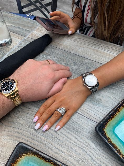 His And Hers Rolex, Cartier Tank Anglaise, Cartier Calibre, Rolex Tudor, Bell Ross, Tudor Black Bay, Cartier Tank, Couples Goals, Power Couple