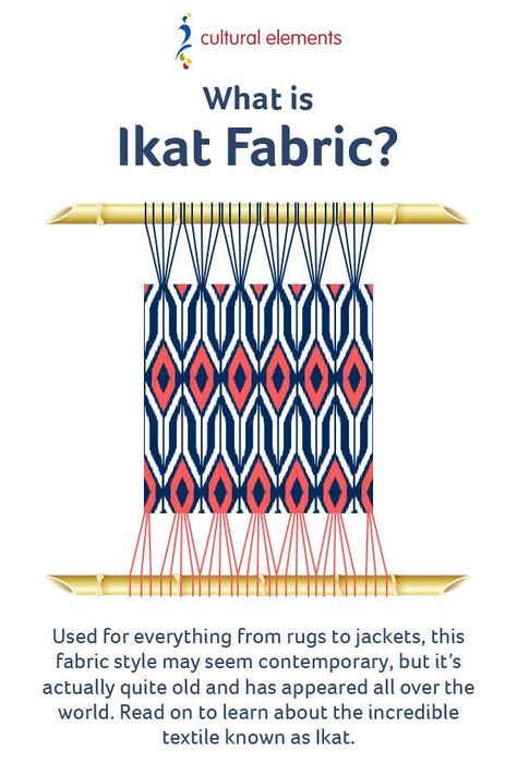 Used for everything from rugs to jackets, this fabric style may seem contemporary, but it’s actually quite old and has appeared all over the world. Read on to learn about the incredible textile known as ikat. Aesthetic Assignment Ideas, Textile Art Projects, Fabric Patterns Prints, Assignment Ideas, Ikat Pattern Fabric, Fashion Magazine Design, India Textiles, Teaching Sewing, Creative Book Covers