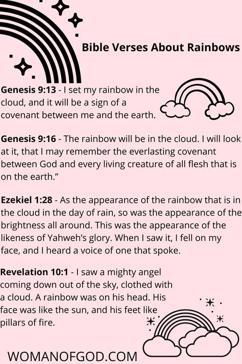 God And Rainbows Quotes, Bible Verse About Rainbow, Bible Verse About Pride, Rainbow Scripture, Gods Rainbow, Rainbow Bible Verse, God Rainbow, Rainbow Bible, Rainbow Quotes