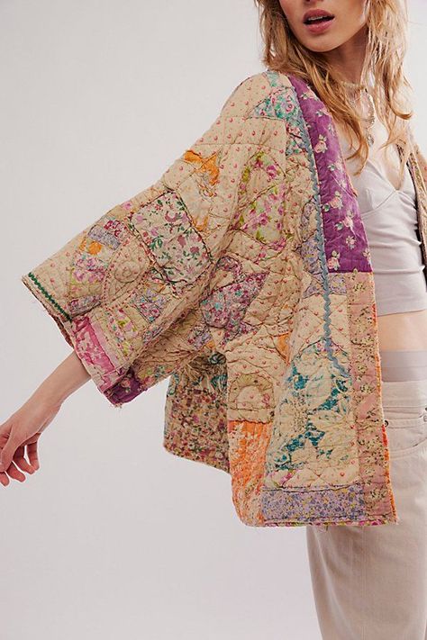 Silk kimono jacket