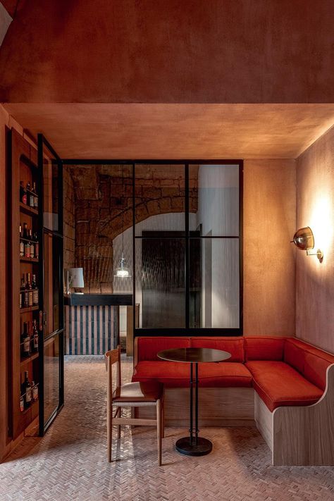 Palazzo Petrvs Hotel, Orvieto Italy: Interview With Architect Giuliano Andrea dell’Uva - Vogue Australia Italian Palazzo Interior, Italian Palazzo, Orvieto Italy, Boutique Hotels Design, Spain Hotels, Retro Interior Design, Retro Interior, Luxury Boutique Hotel, Plaza Hotel