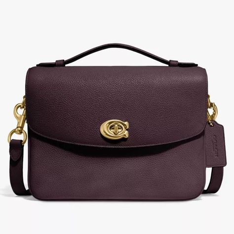 Brand New With Tags. Designed From Polished Pebble Leather, The Cassie Cross Body Bag From Coach Has A Classic Silhouette For Every Day Ease. It Can Be Carried By The Handle, Slung On A Shoulder, Or Worn Hands-Free As A Cross Body. The Main Compartment Secures With A Turn-Lock Fastening And Opens To Reveal A Spacious Interior With Three Organised Compartments And Ample Room To Hold Everyday Essentials. Product Details Polished Pebble Leather Inside Zip And Multifunction Pockets Turnlock Closure, Cross Body Handbags Coach, Coach Messenger Crossbody Bag, Coach Cassie Crossbody, Coach Cassie, Oxblood Leather, Polished Pebble, Branding Coach, Bags Coach, Crossbody Messenger Bag