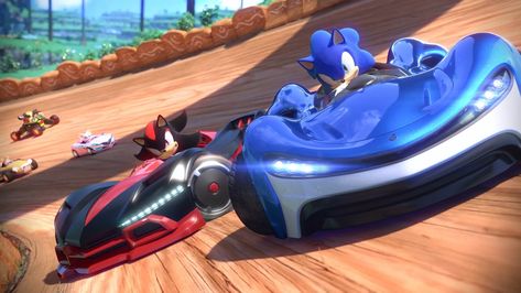 Team Sonic Racing, Sonic Car, Need For Speed Games, Sonic Racing, Knuckles The Echidna, Team Sonic, Sonic Mania, Hedgehog Movie, Sonic Characters